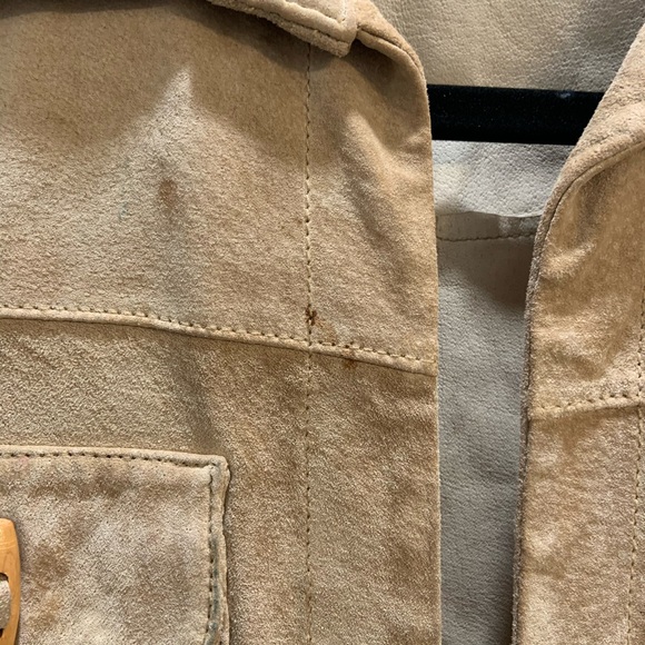 Women Arden Suede Belted Jacket